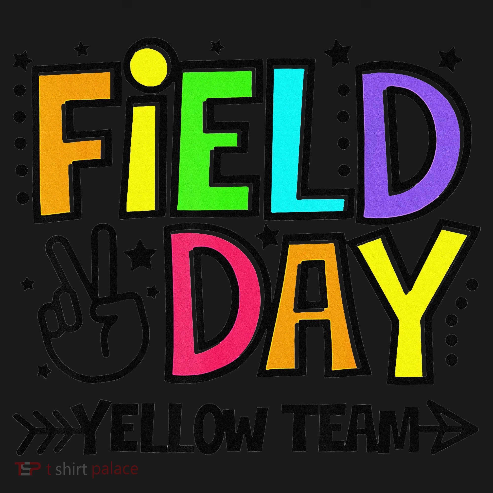 Field Day Yellow Team Funny For Teacher Field Day Games Women's Hoodie