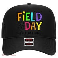 Field Day Yellow Team Funny For Teacher Field Day Games Hat thumb 0