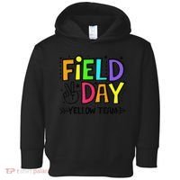 Field Day Yellow Team Funny For Teacher Field Day Games Toddler Hoodie thumb 0