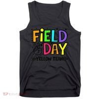 Field Day Yellow Team Funny For Teacher Field Day Games Tank Top thumb 0