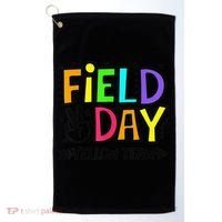 Field Day Yellow Team Funny For Teacher Field Day Games Golf Towel thumb 0