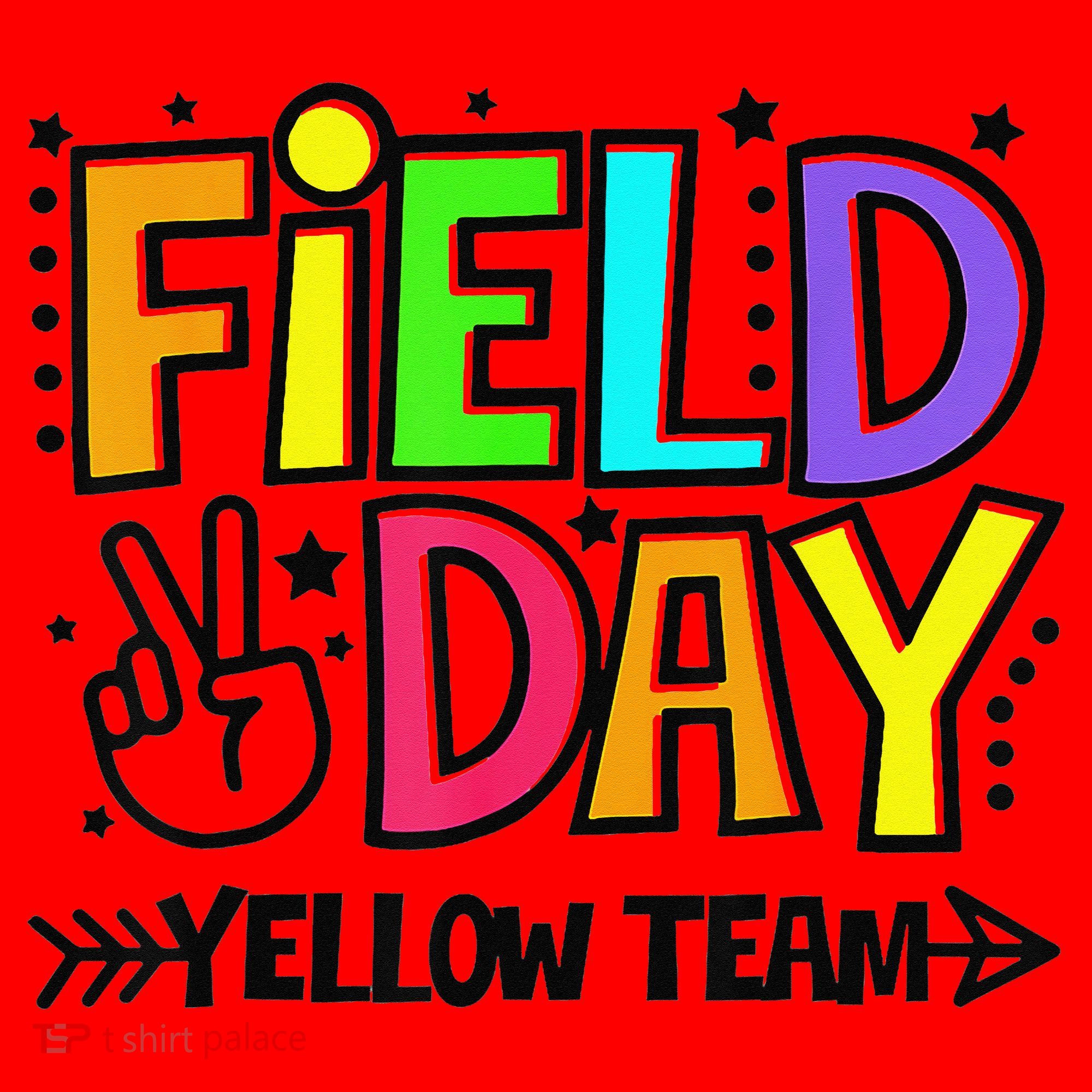 Field Day Yellow Team Funny For Teacher Field Day Games Santa Hat