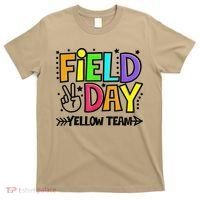 Field Day Yellow Team Funny For Teacher Field Day Games T-Shirt thumb 0