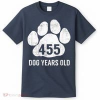 Funny Dog Years Old Vintage 65th Birthday Gag Gift T-Shirt thumb 0