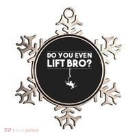 Funny Do You Even Lift Bro Gift Cute Skiing Lover Cool Gift Ornament thumb 0
