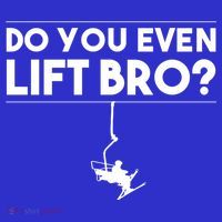Funny Do You Even Lift Bro Gift Cute Skiing Lover Cool Gift Mousepad thumb 1