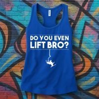 Funny Do You Even Lift Bro Gift Cute Skiing Lover Cool Gift Women's Tank Top thumb 3