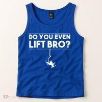 Funny Do You Even Lift Bro Gift Cute Skiing Lover Cool Gift Tank Top thumb 2