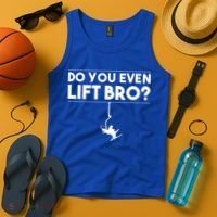 Funny Do You Even Lift Bro Gift Cute Skiing Lover Cool Gift Tank Top thumb 4