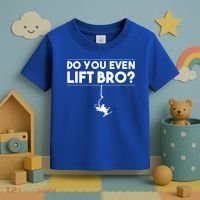 Funny Do You Even Lift Bro Gift Cute Skiing Lover Cool Gift Toddler T-Shirt thumb 3