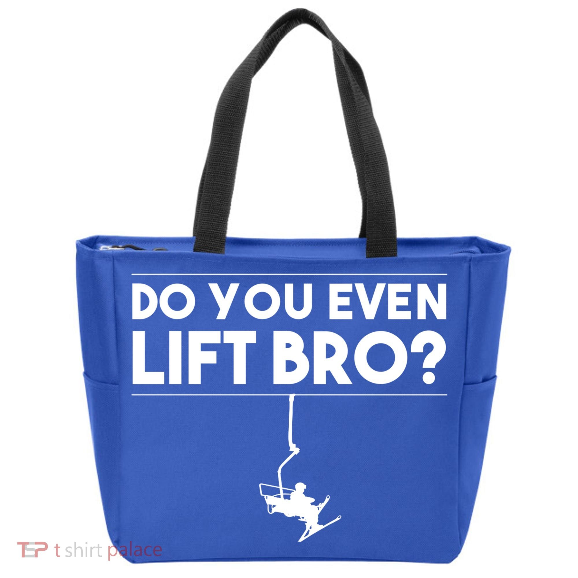 Funny Do You Even Lift Bro Gift Cute Skiing Lover Cool Gift Tote Bag