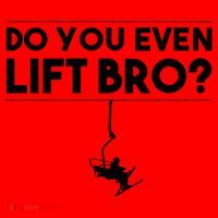Funny Do You Even Lift Bro Gift Cute Skiing Lover Cool Gift Santa Hat thumb 1