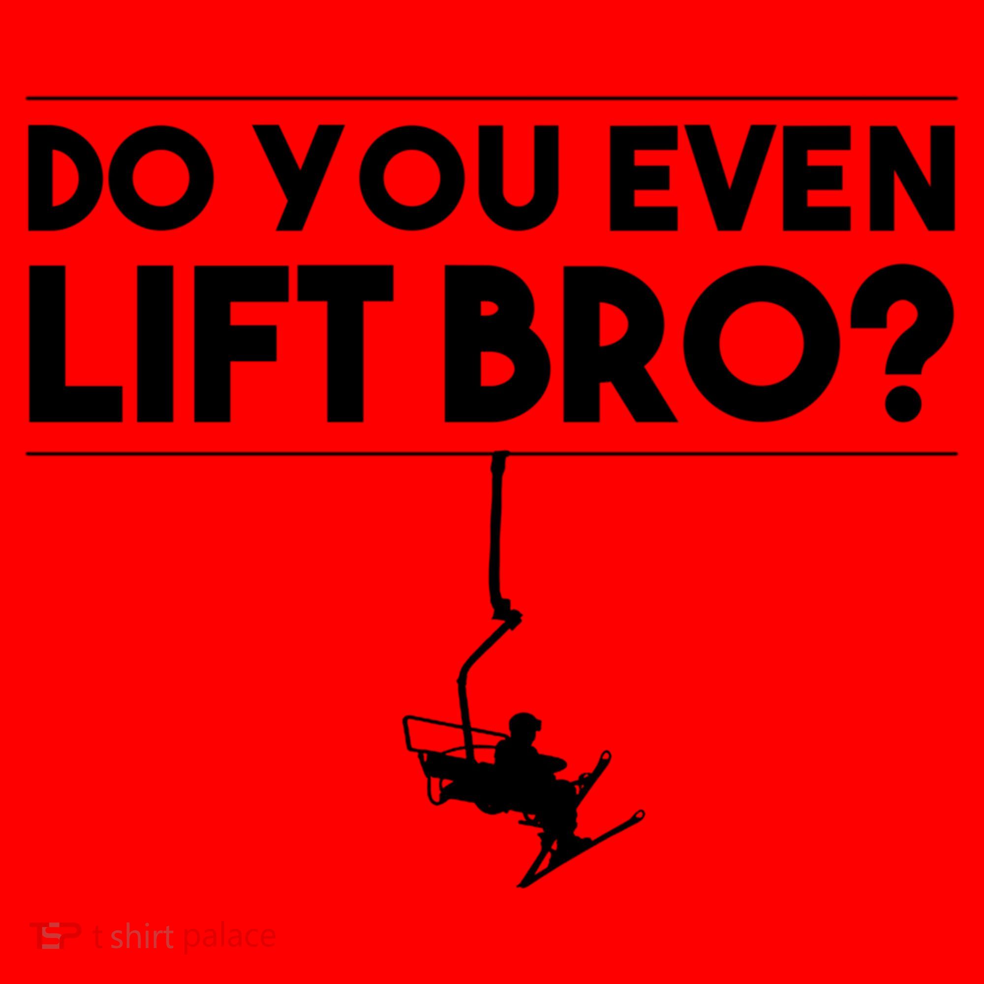 Funny Do You Even Lift Bro Gift Cute Skiing Lover Cool Gift Santa Hat