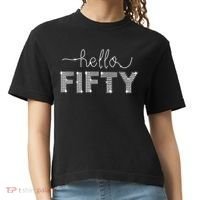 Fifty EST 1973 Born In 1973 50th Birthday Comfort Colors Boxy T-Shirt thumb 0