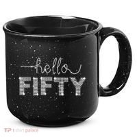 Fifty EST 1973 Born In 1973 50th Birthday 15oz Campfire Ceramic Mug thumb 0