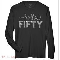 Fifty EST 1973 Born In 1973 50th Birthday Zone Performance Long-Sleeve T-Shirt thumb 0