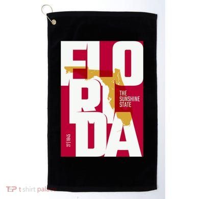 Florida EST 1845 Golf Towel