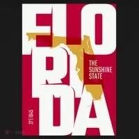 Florida EST 1845 Kids Long Sleeve Shirt thumb 2