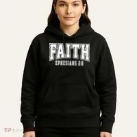 Faith Ephesians 2:8 Bible Verse Christian Hoodie thumb 5