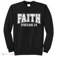 Faith Ephesians 2:8 Bible Verse Christian Sweatshirt thumb 0