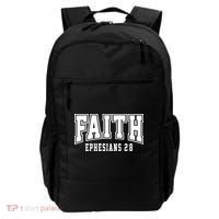 Faith Ephesians 2:8 Bible Verse Christian Backpack thumb 0