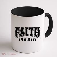 Faith Ephesians 2:8 Bible Verse Christian Coffee Mug thumb 1