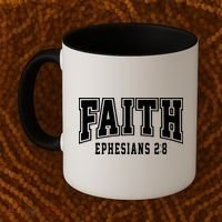 Faith Ephesians 2:8 Bible Verse Christian Coffee Mug thumb 2