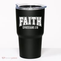 Faith Ephesians 2:8 Bible Verse Christian Tumbler thumb 0
