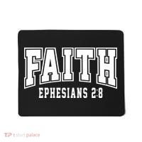 Faith Ephesians 2:8 Bible Verse Christian Mousepad thumb 0