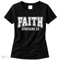 Faith Ephesians 2:8 Bible Verse Christian Women's T-Shirt thumb 0