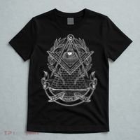 Freemason Emblem All Seeing Eye Faith Hope Charity T-Shirt thumb 5
