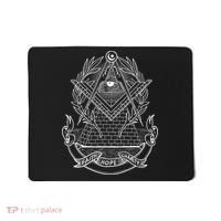 Freemason Emblem All Seeing Eye Faith Hope Charity Mousepad thumb 0