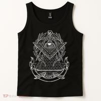 Freemason Emblem All Seeing Eye Faith Hope Charity Tank Top thumb 2