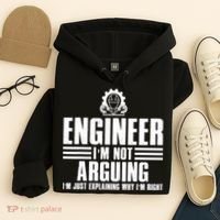 Funny Engineer Art Mechanic Electrical Engineering Gift Hoodie thumb 4
