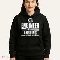 Funny Engineer Art Mechanic Electrical Engineering Gift Hoodie thumb 5