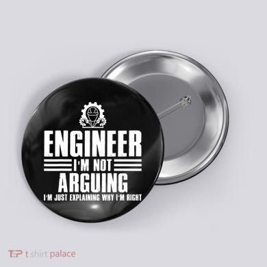 Funny Engineer Art Mechanic Electrical Engineering Gift Button