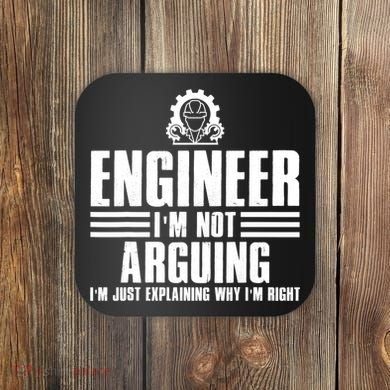 Funny Engineer Art Mechanic Electrical Engineering Gift Coaster