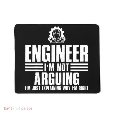 Funny Engineer Art Mechanic Electrical Engineering Gift Mousepad