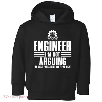Funny Engineer Art Mechanic Electrical Engineering Gift Toddler Hoodie