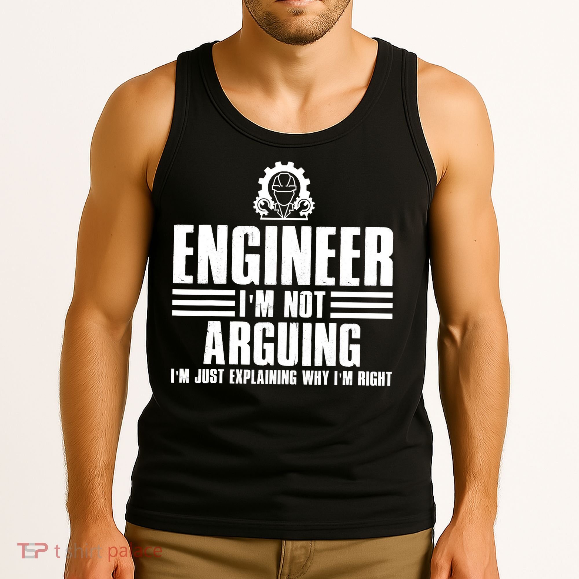 Funny Engineer Art Mechanic Electrical Engineering Gift Tank Top