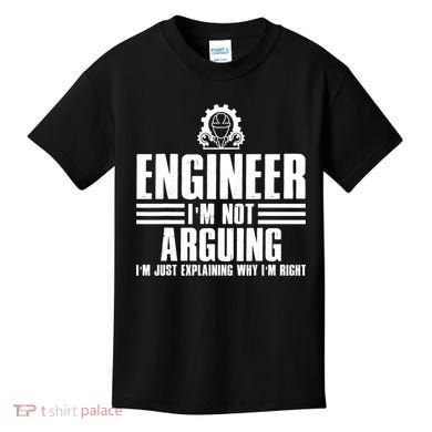 Funny Engineer Art Mechanic Electrical Engineering Gift Kids T-Shirt