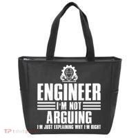 Funny Engineer Art Mechanic Electrical Engineering Gift Tote Bag thumb 0