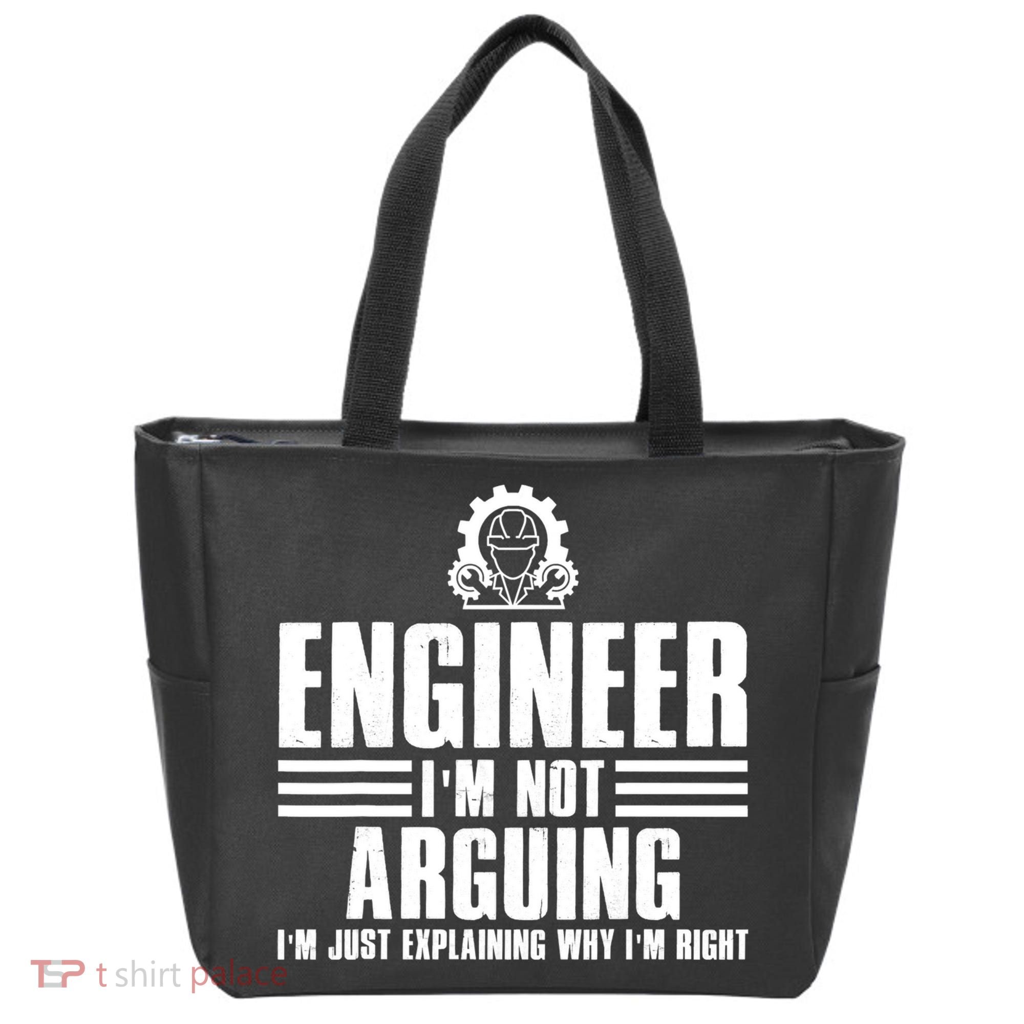Funny Engineer Art Mechanic Electrical Engineering Gift Tote Bag