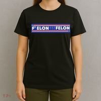 F Elon And The Felon T-Shirt thumb 4