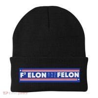F Elon And The Felon Beanie thumb 0