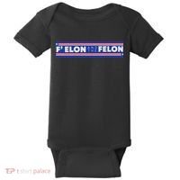 F Elon And The Felon Baby Bodysuit thumb 0