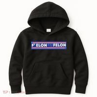 F Elon And The Felon Kids Hoodie thumb 0