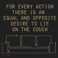 For Every Action There Is An Equal And Opposite Desire To Life On The Couch Women's Sweatshirt thumb 2