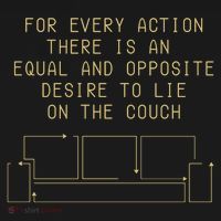 For Every Action There Is An Equal And Opposite Desire To Life On The Couch Pajama Set thumb 2