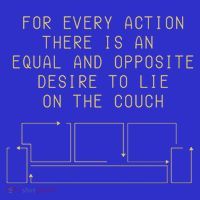 For Every Action There Is An Equal And Opposite Desire To Life On The Couch Sweatshirt thumb 3